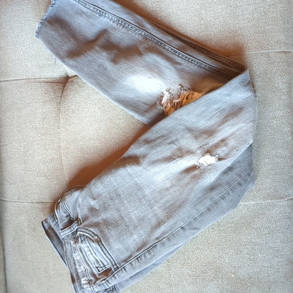 Bridge by Gly grey distressed jeans size 27 - Picture 2 of 5